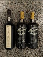 3 hochwertiger Vintage Port – verschiedene Jahrgänge