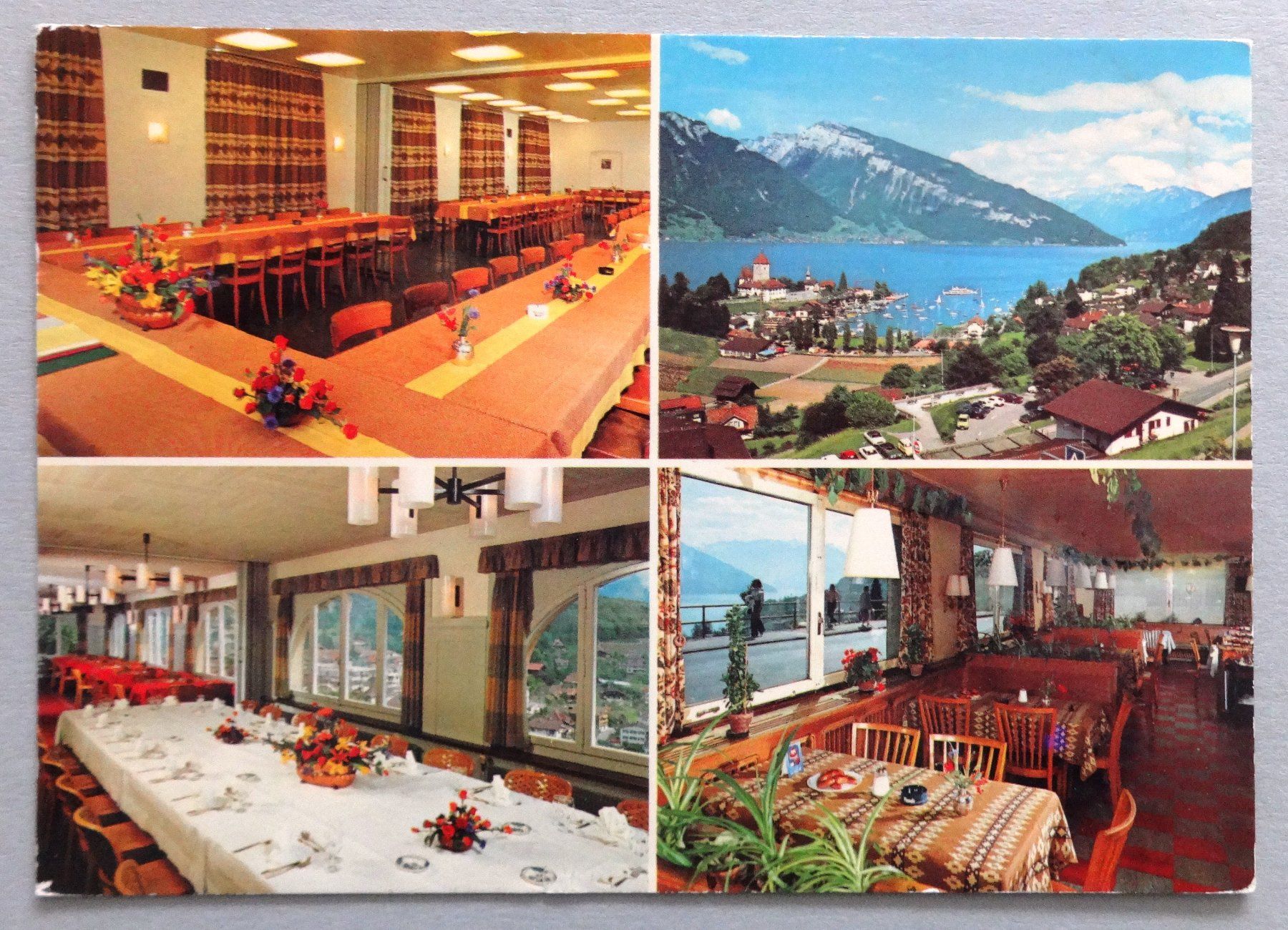 Cartes postales: Bahnhofbuffet, Spiez am Thunersee – D'occasion à Fétigny par Billy2miny