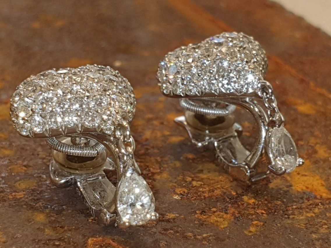 Dior Orecchini pendenti & Orecchini a lobo: Dior Ohrclips Cupidon exrtrem selten Top – Usato da Unterägeri venduto da Altgoldschmuck 3