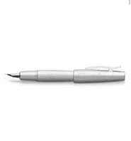 Faber-Castell E-MOTION pure silver Füllhalter F