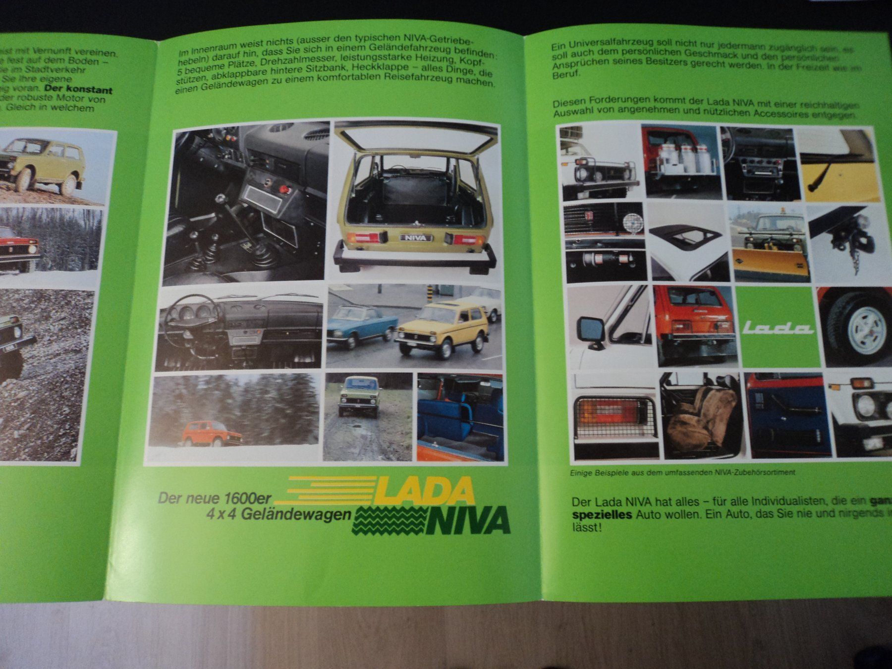 Lada Documenti: Prospekt Lada Niva 1600 4x4 1979 – Usato da Schwarzenburg venduto da modelCARama 4