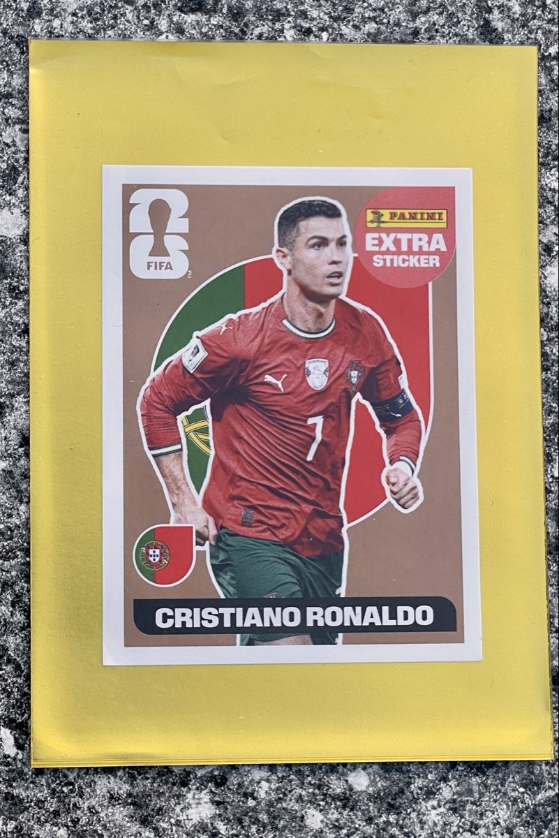 Panini Cartes à collectionner: Panini Extra Sticker Ronaldo – Neuf avec emballage d'origine à Felben-Wellhausen par Eravescus