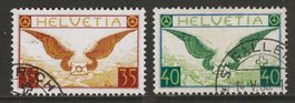 1933 : Flugpost Nr. F14z + F15z : KP 185.--
