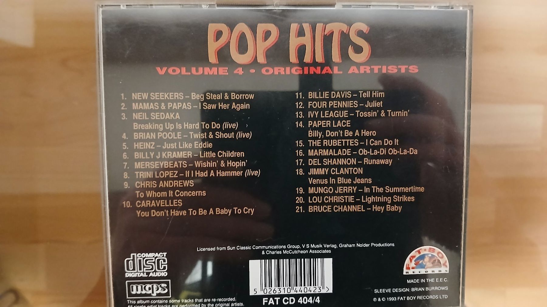 CD: POP HITS Vol.1-4 (SET) – Usato da hinwil venduto da tho_j6kz 6