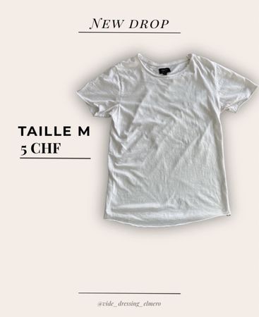 T-shirt blanc taille M
