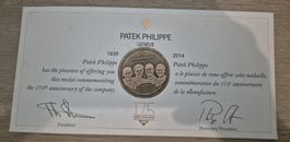 Médaille commémorative 175ème anniversaire Patek Philippe 