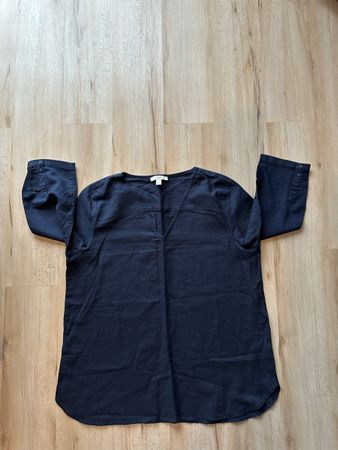 Neue Bluse 42 von ESPRIT dunkelblau