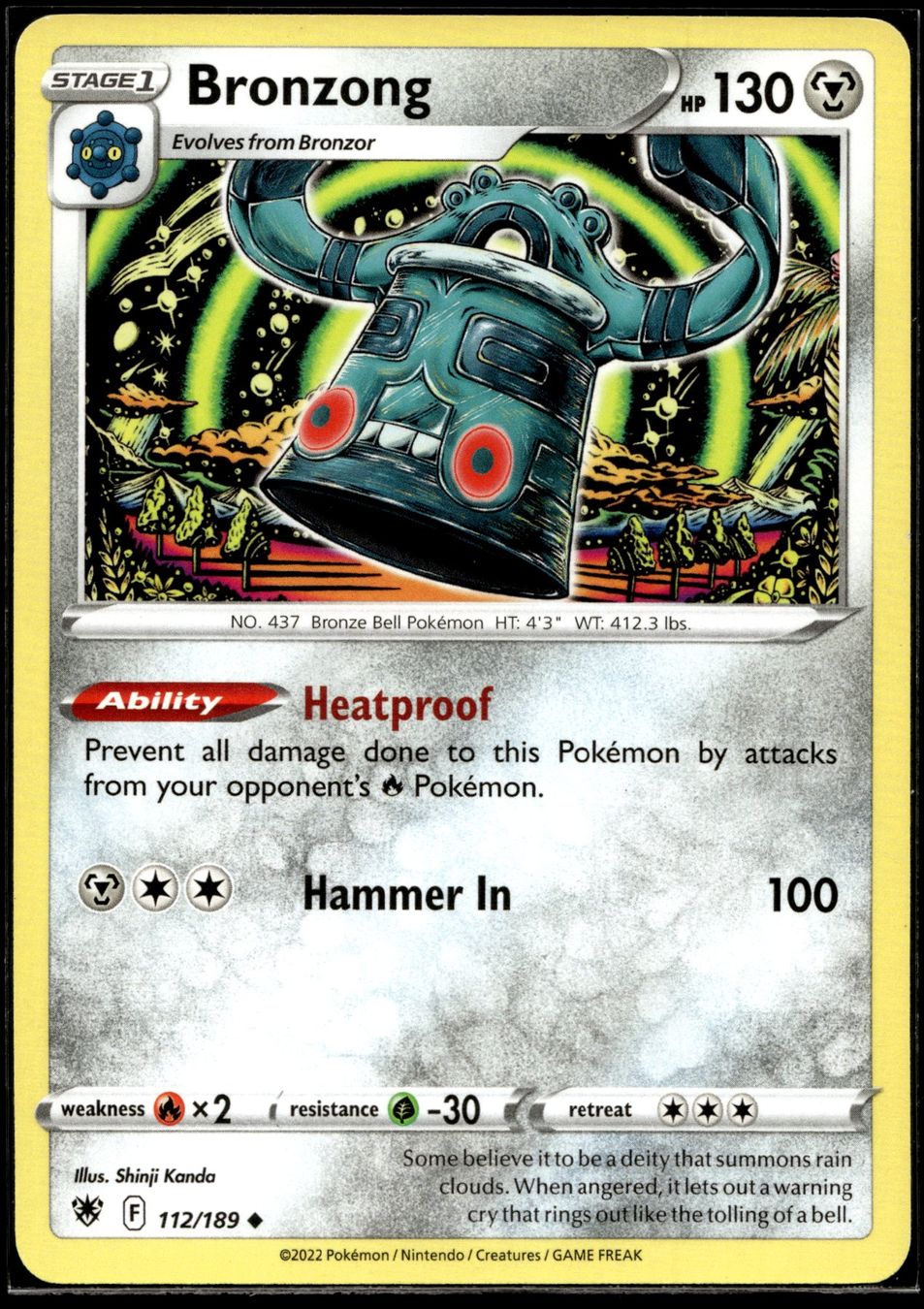 Pokémon Cartes à collectionner: Bronzong (ASR EN 112/189) – D'occasion à Affoltern am Albis par Chiesa_5