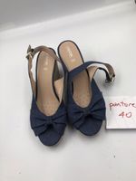 Sandales compensées Geox bleues pointure 40