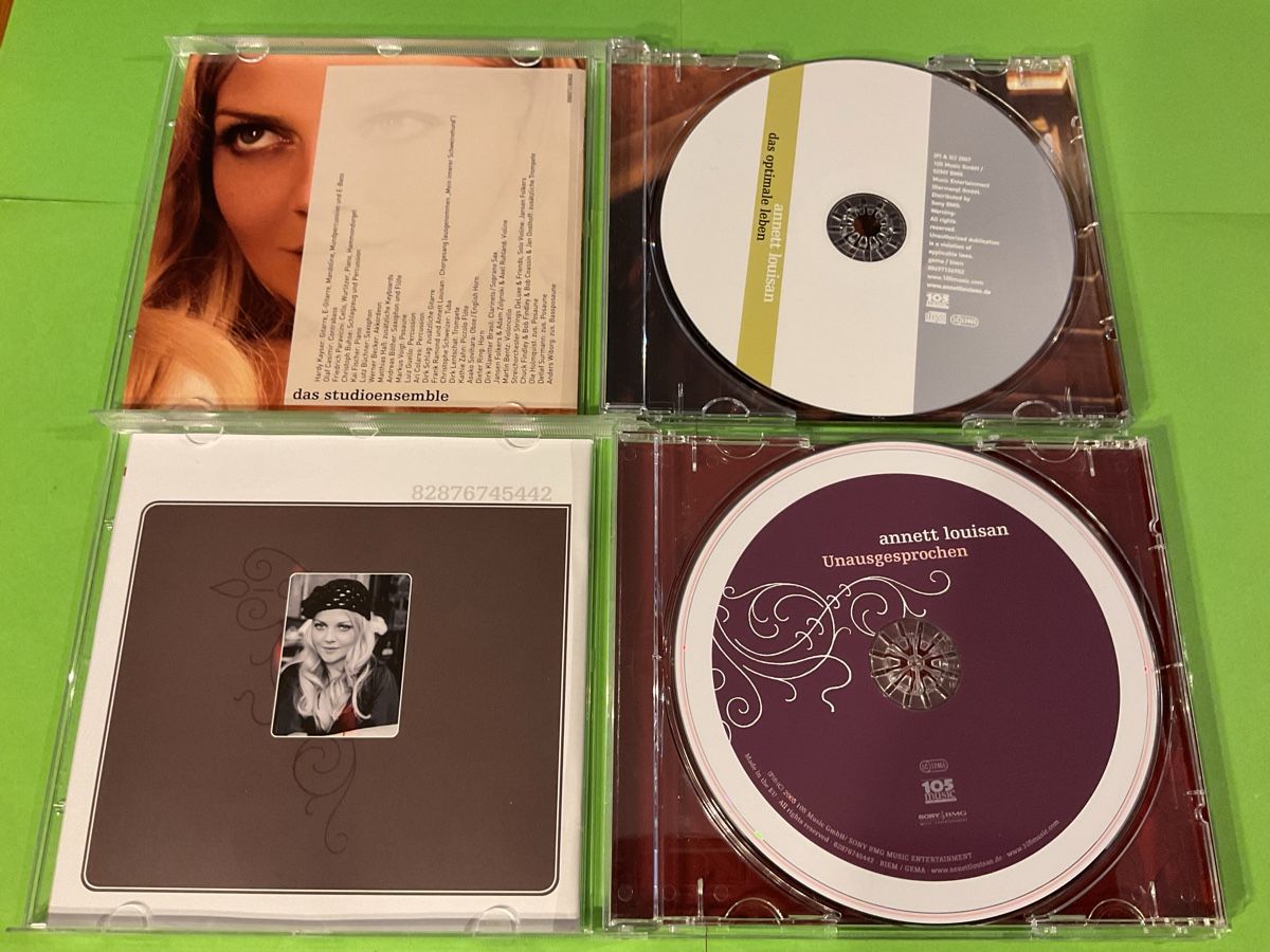 CD: Annett Louisan CD-Bundle: "Das optimale Leben"+"Unausgesproc – Usato da Steinach venduto da Quarkie 2