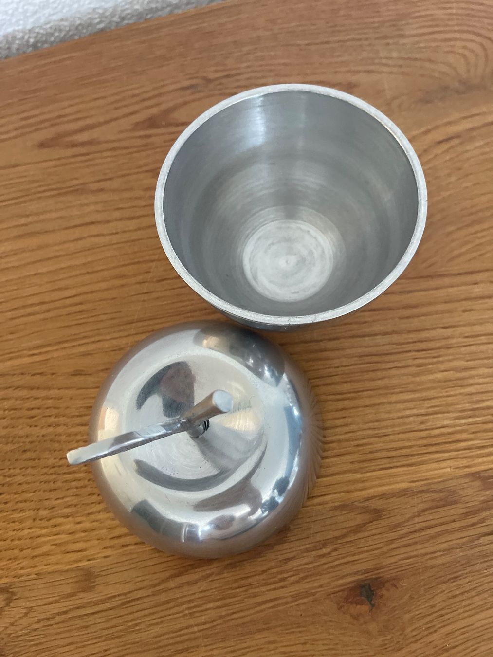 Tutte le decorazioni: Schatulle Silberner Apfel Dose mit Deckel – Usato da Nussbaumen AG venduto da normajeanbaker 2