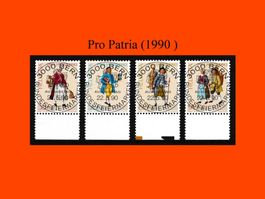 "Vollstempel-Serie" Pro Patria (1990 )