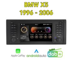 Radio BMW X5 (1999 à 2006) Carplay, GPS, Bluetooth, DAB+