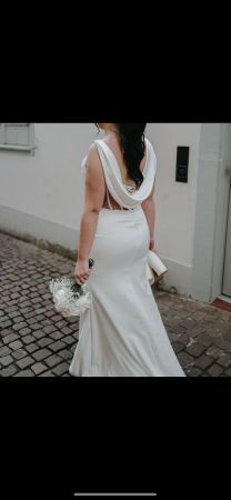 Elegantes Brautkleid Grösse 38 einmal getragen