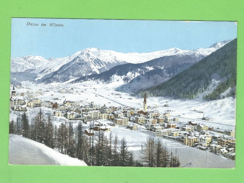 Cartes postales: Davos im Winter - alte Ansichtskarte – D'occasion à Zürich par t24_de