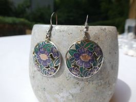 Ohrhänger, Emailliert, Modeschmuck