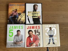5x Buch Kochbuch Jamie Oliver 15/30 Min Küche Besser Kochen