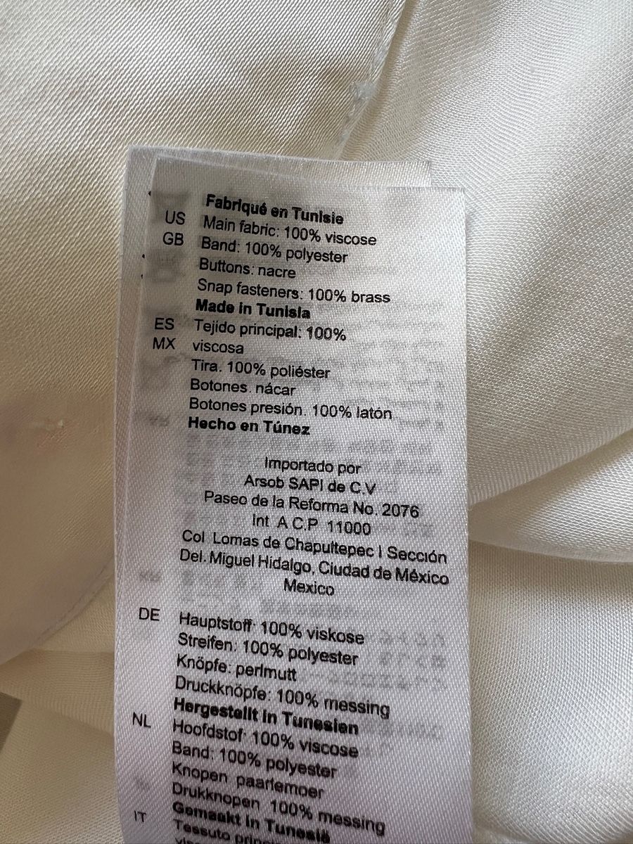 Sandro Camicette: LIKE NEW Sandro PURE VISCOSE Blouse, size 2 – Nuovo (secondo la descrizione) da Zürich venduto da SandroMaje 6