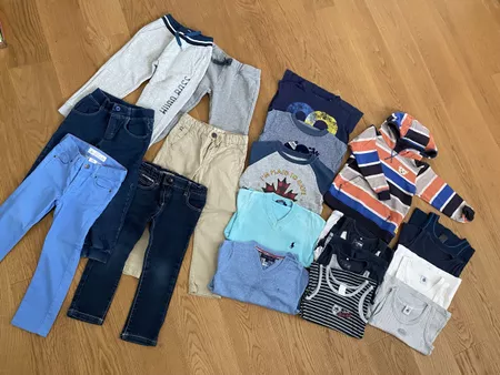 Kleiderpaket Jungen Größe 98-104, 19-teilig