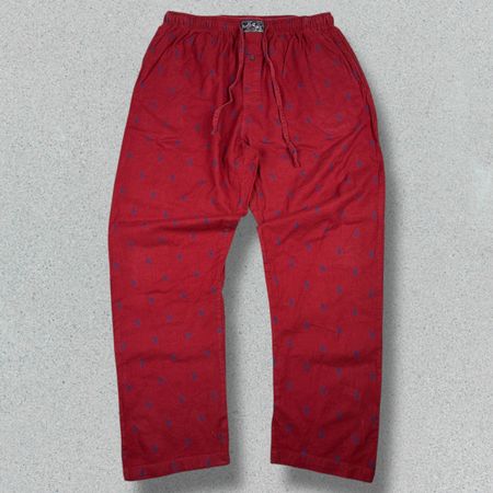 Pantalon Sleepwear Ralph Lauren multilogo Rouge - L