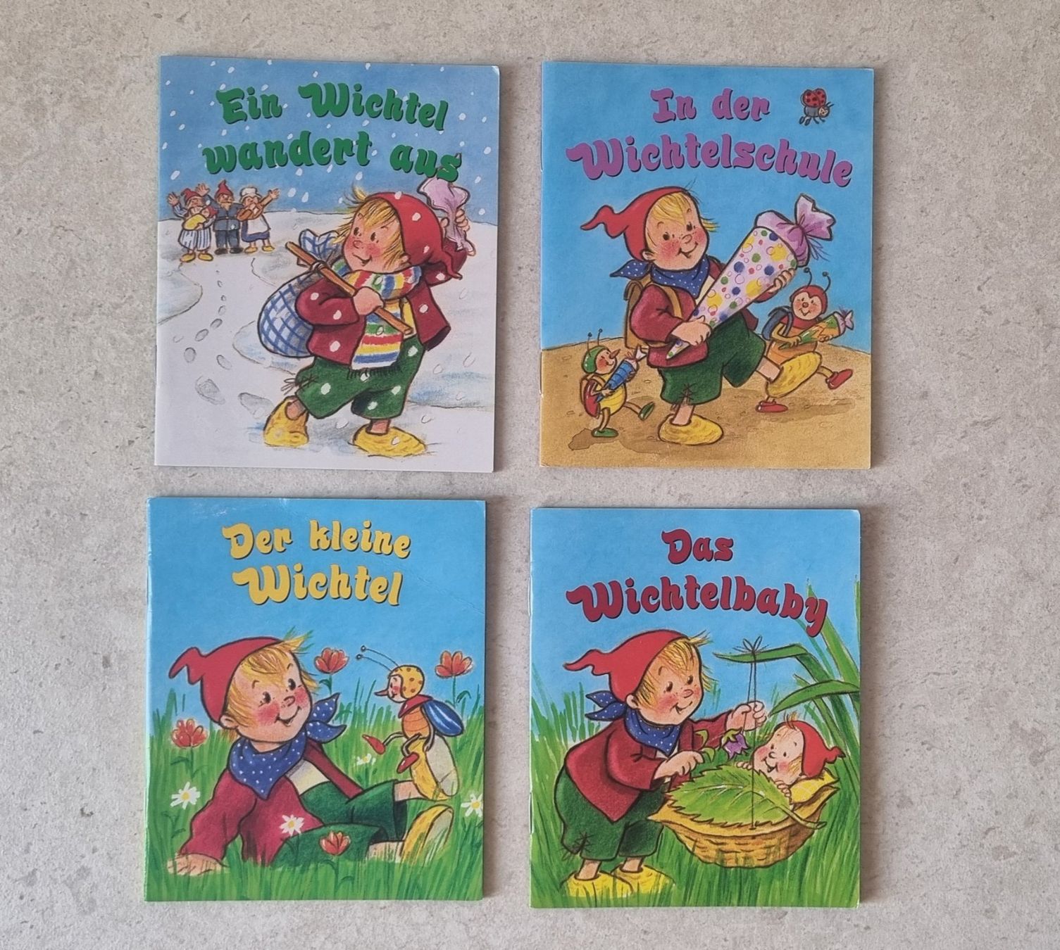 Libri: 4 x "Wichtelgeschichten"  Minibücher – Nuovo (secondo la descrizione) da Champlan venduto da acr_kkd5