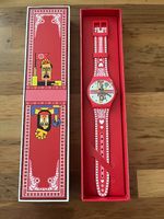 Eine originale Swatch Uhr aus dem Aktionärsgeschenk 2022