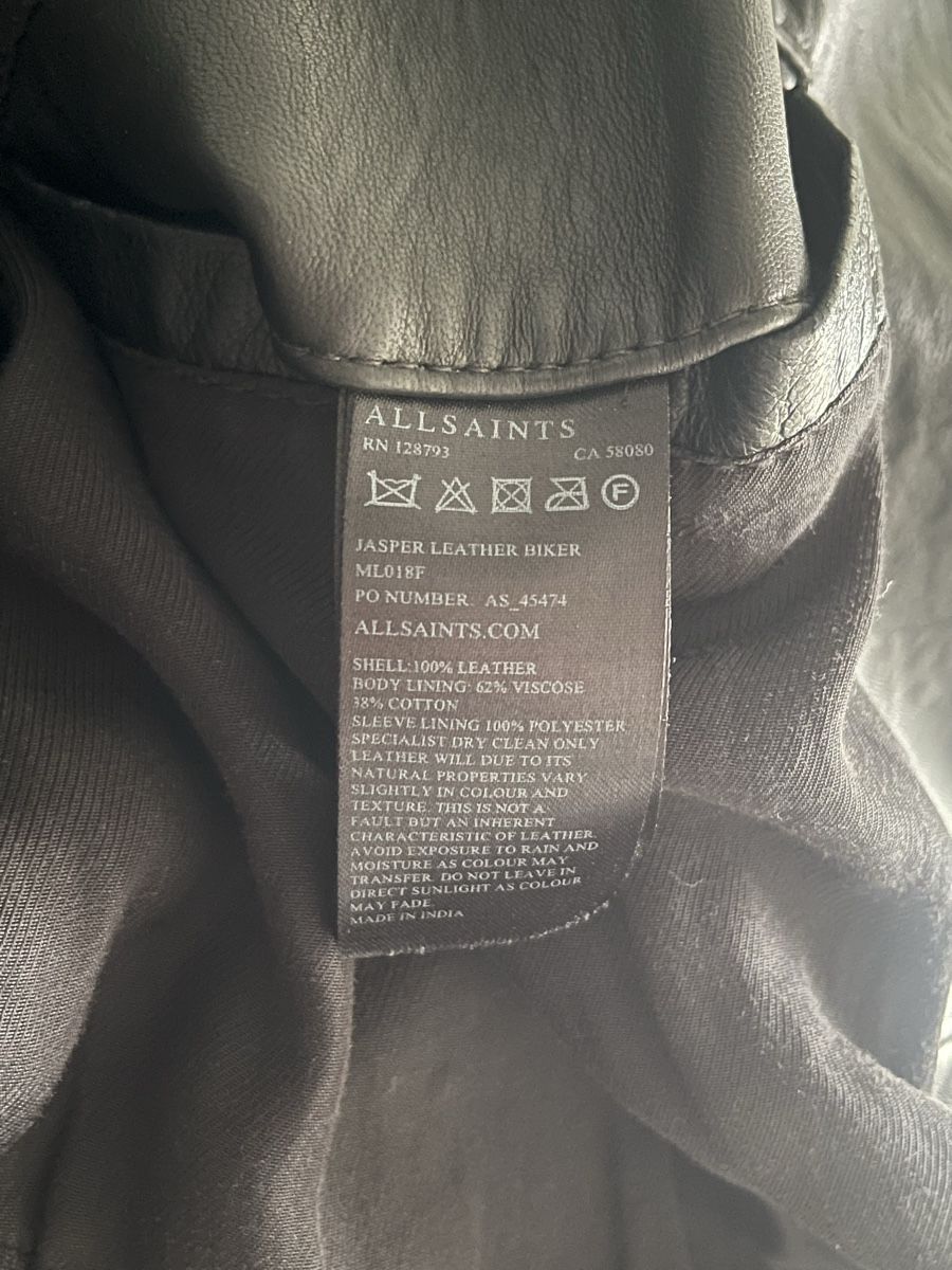 Allsaints Giacche: Allsaints Leatherjacket Men XS – Usato da Oberrohrdorf venduto da S.Marisa 7