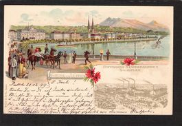 #Luzern , Werbekarte Hoffmanns Stärkefabriken, gel.1899