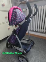 Puppenwagen Griffhöhe 70 cm mit Herzmuster guter Zustand