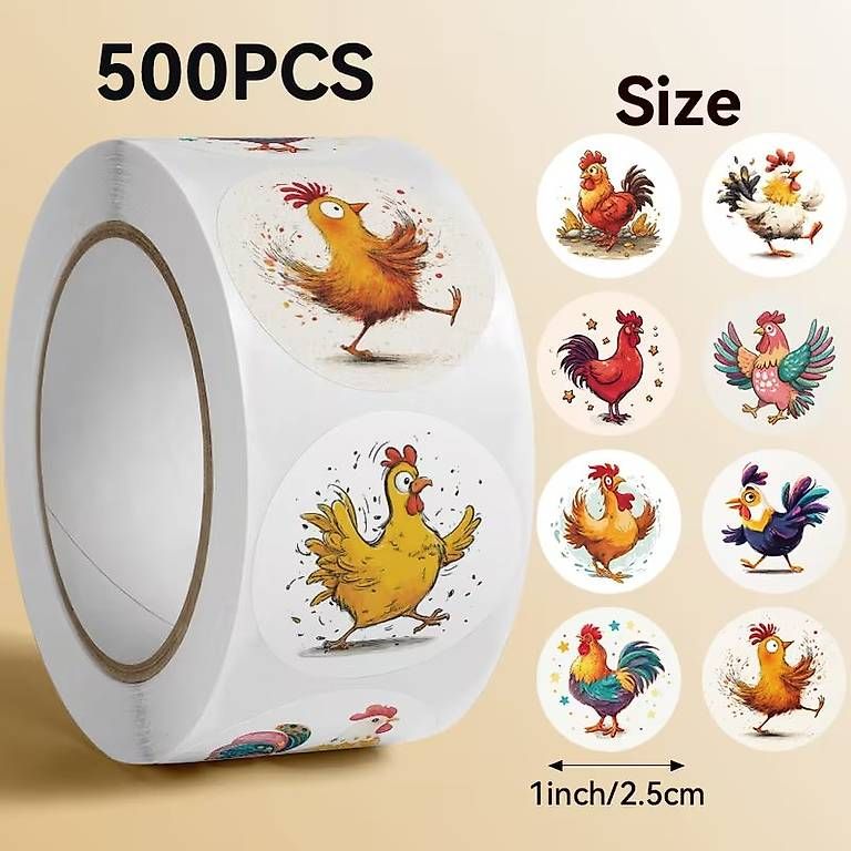 Sticker: 500 Stück Rolle Hahn-Sticker – Nuovo e nell'imballaggio originale da Gerlafingen venduto da Tsuru 4