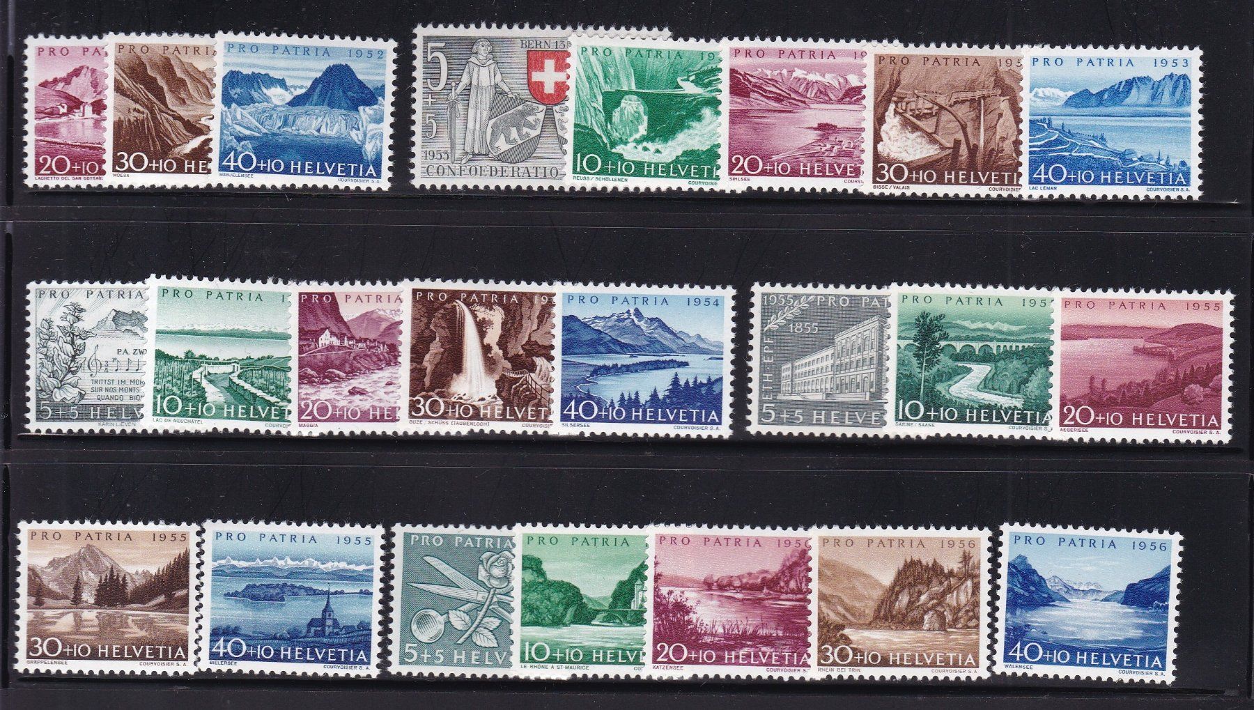 Tutti i francobolli: Pro Patria Briefmarken Lot 1938-1963, postfrisch – Usato da Münchwilen AG venduto da Nesar 3