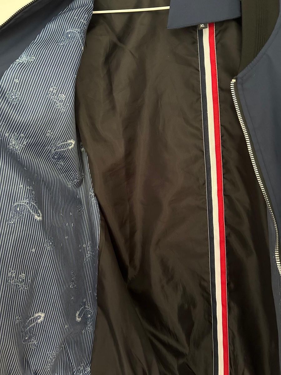Giacche: Herren Bomber Jacke, dunkelblau – Usato da Bühler venduto da kammera2002 2