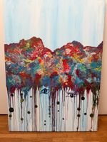 Modernes abstraktes Acrylbild auf Leinwand (50×70 cm)