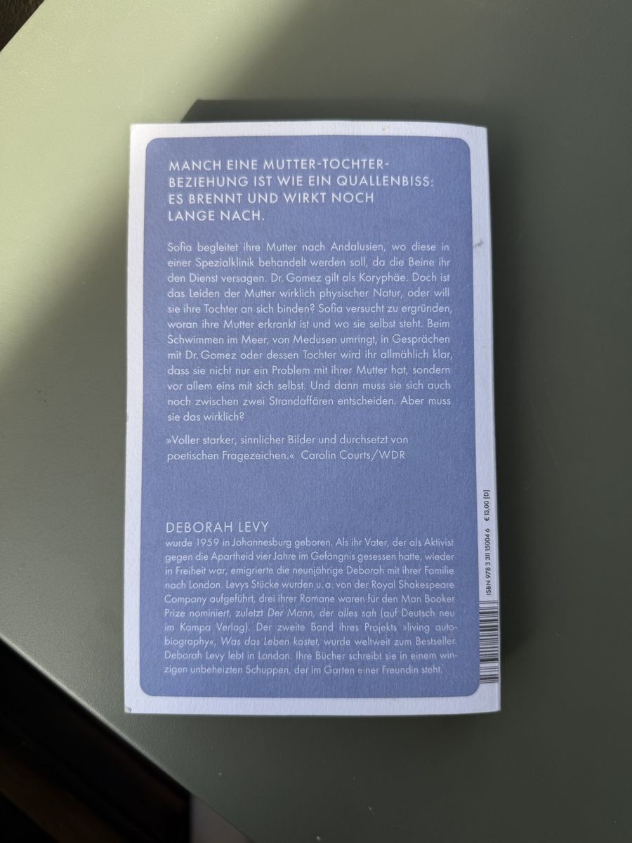 Bücher: Heisse Milch - Deborah Levy  – Neu (gemäss Beschreibung) aus Bern von joannnne 1