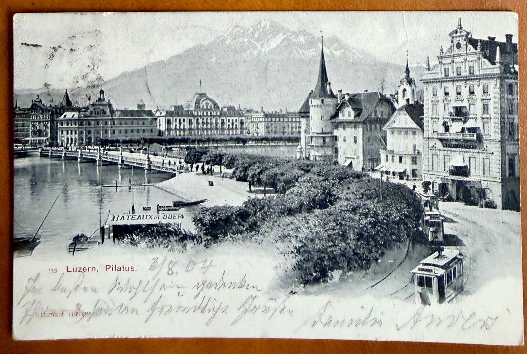 Cartoline postali: Luzern - 1904 - Trams – Usato da Lutry venduto da Ediego 1