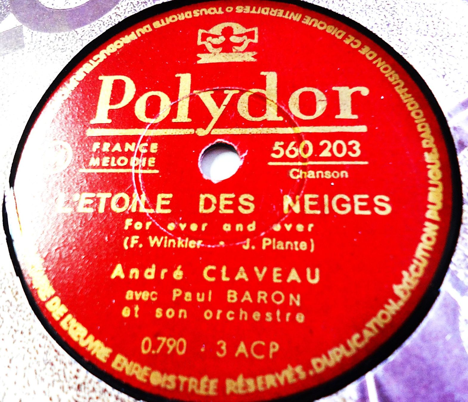 Dischi in vinile: 35 Schellackplatten französische Chanson, div. Interpreten – Usato da Hemishofen venduto da Phonomandy 2