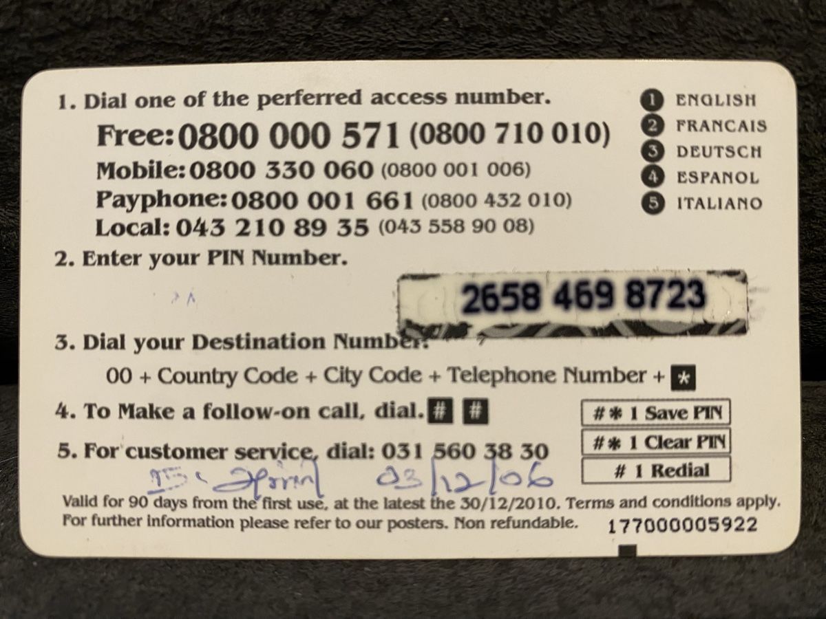 Schede telefoniche: Carte – Usato da Lausanne venduto da babacard10 1