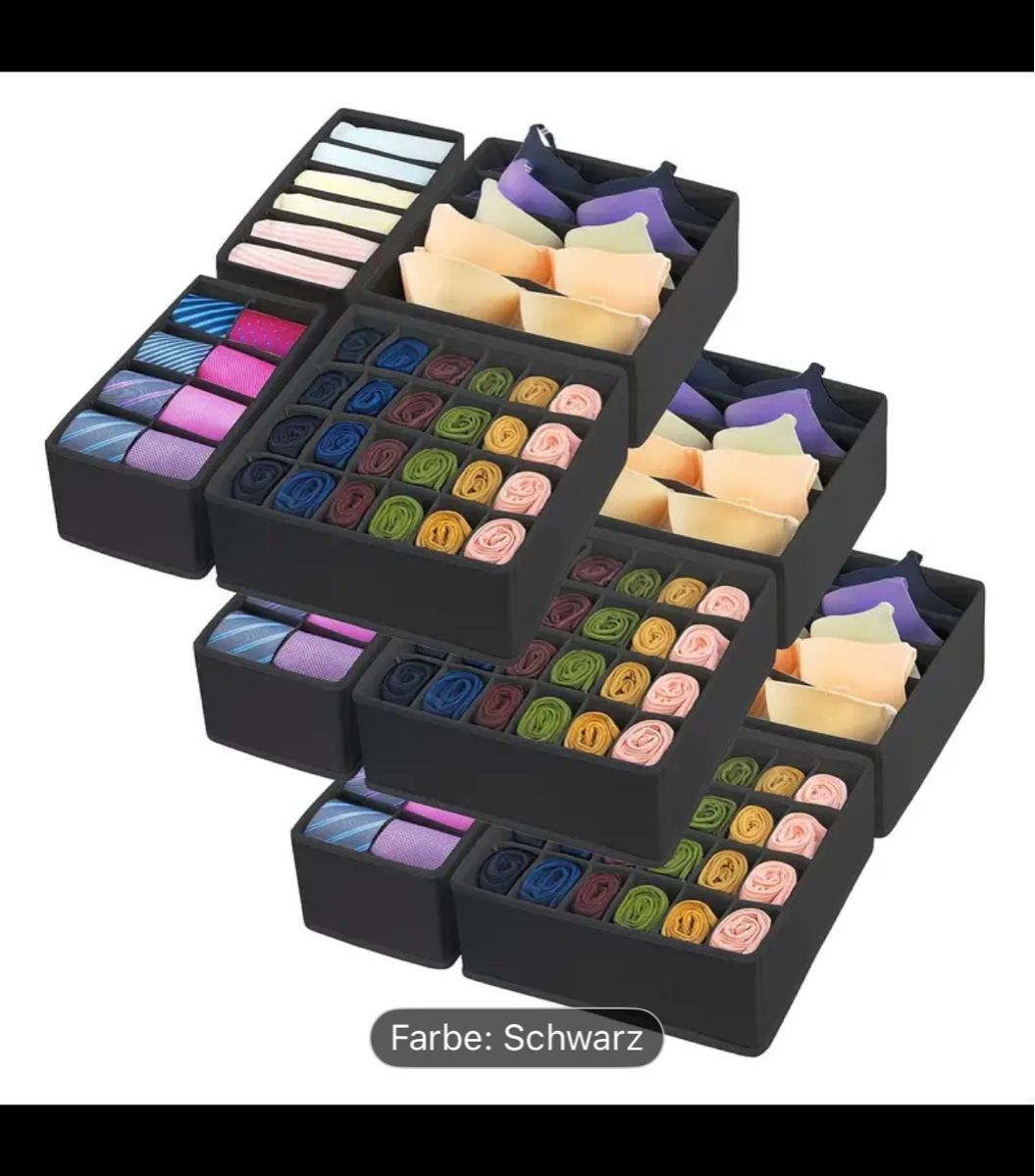 Contenitori & Simili: Schwarze Schubladen Organizer Set – Nuovo (secondo la descrizione) da Chur venduto da Iceboozer