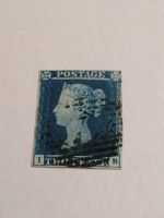 Two Pence Blue 1841 Platte 3