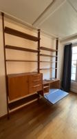 Teleskopregal modular Holz Mid-Century Design 60er CH-made