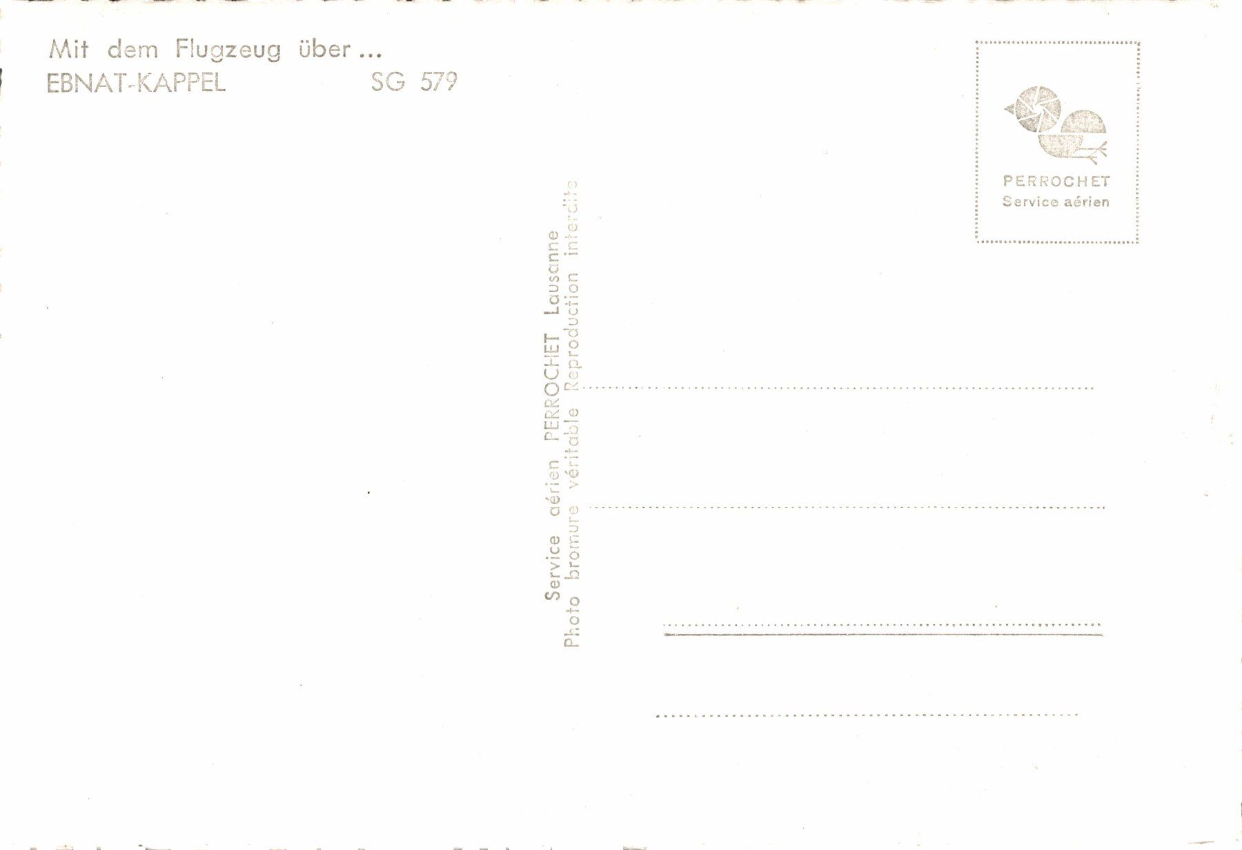 Cartoline postali: Mit dem Flugzeug über ... Ebnat-Kappel – Usato da Bronschhofen venduto da Astore 1