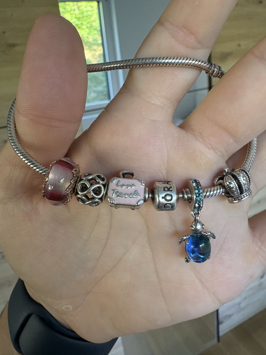 Pandora Armbänder & -reifen: Pandora Charm Armband mit Charms – Neu (gemäss Beschreibung) aus Spiez von Michaela333