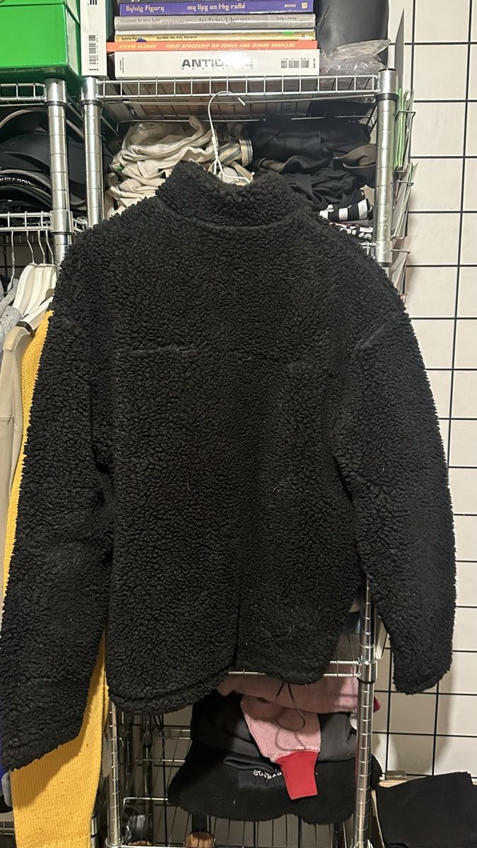 Weekday Maglioni & Felpe: Weekday Ilan Pile Halfzipup Black Fleece Pullover - Size XS – Nuovo (secondo la descrizione) da Genève venduto da ravehotline 1