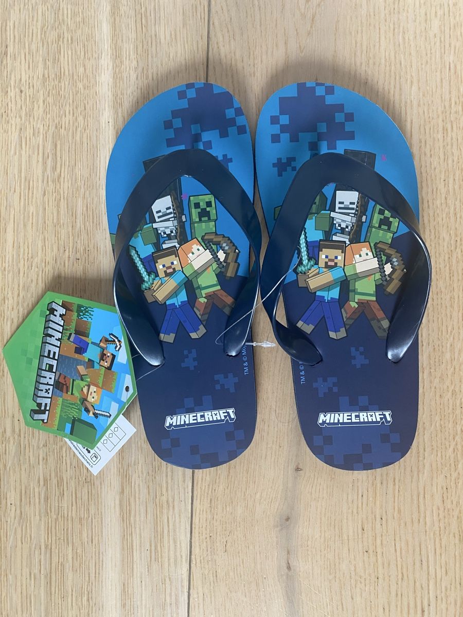 Scarpe per ragazzi: 35 - Neuf - Tongs Minecraft – Nuovo e nell'imballaggio originale da Mex VD venduto da Tania_Or