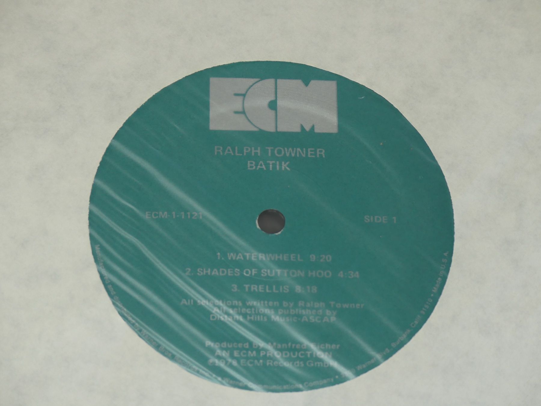 Vinyles: RALPH TOWNER - BATIK - ECM 1121 – Neuf (Voir description) à Fahrwangen par Swirl2 2