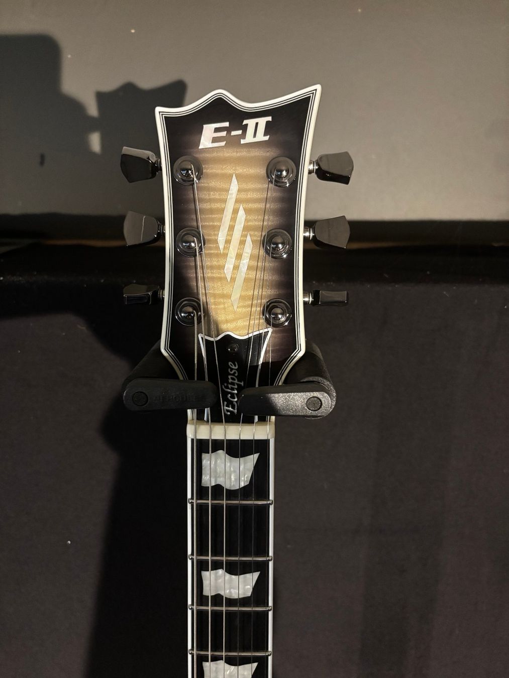 Esp Strumenti musicali: ESP E-II ECLIPSE Full Thickness Black Natural Burst (+ Case) – Nuovo e nell'imballaggio originale da Kaiserstuhl AG venduto da GTM-Kaiserstuhl 2