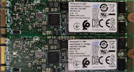 2x Oracle SSD 480GB Intel SSDSCKJB480G7 akzeptabel