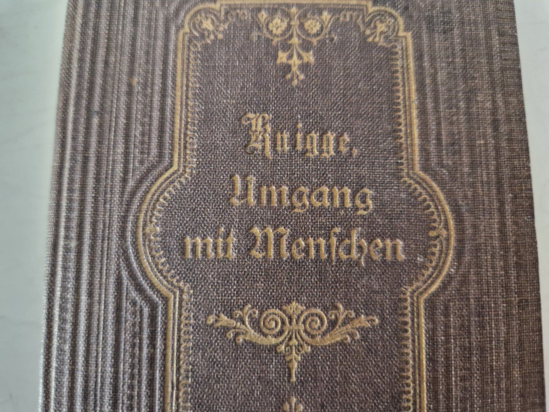 Bücher: Buch "Knigge, Umgang mit Menschen" – Gebraucht aus Muhen von Restwert_Muhen 1