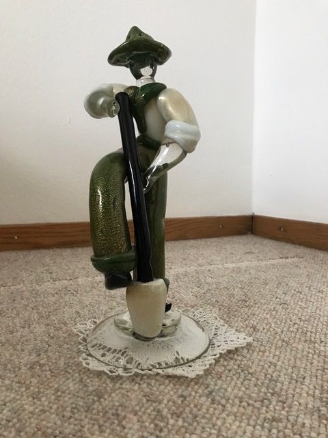 Sculture & Statue: Glasfigur Mann mit Sense, antik – Usato da Zürich venduto da RicBor