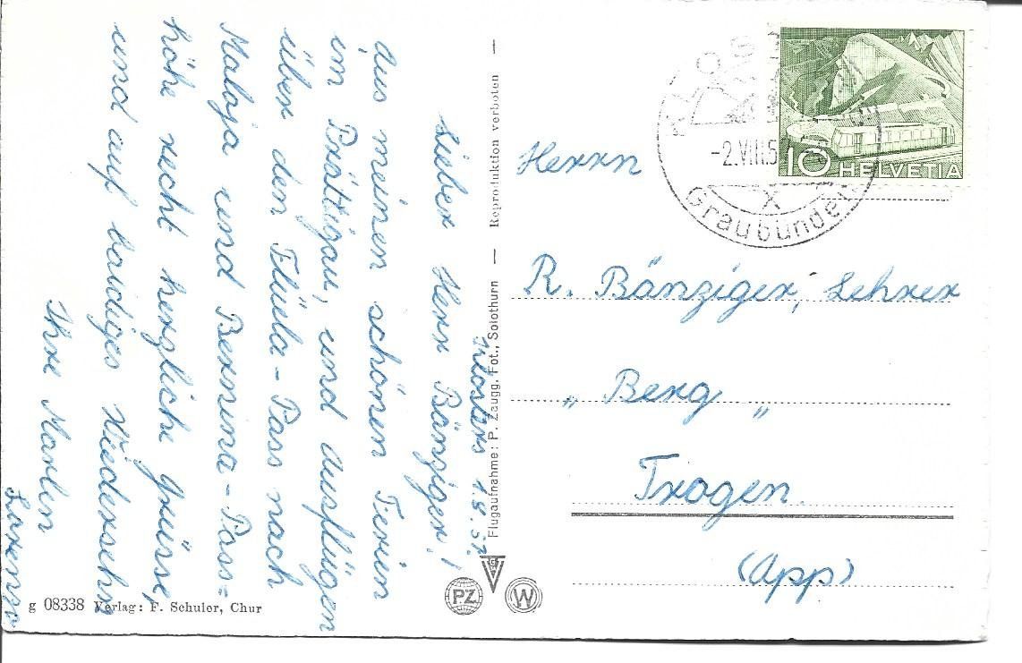 Cartes postales: AK  Klosters – D'occasion à Appenzell par mai25 1